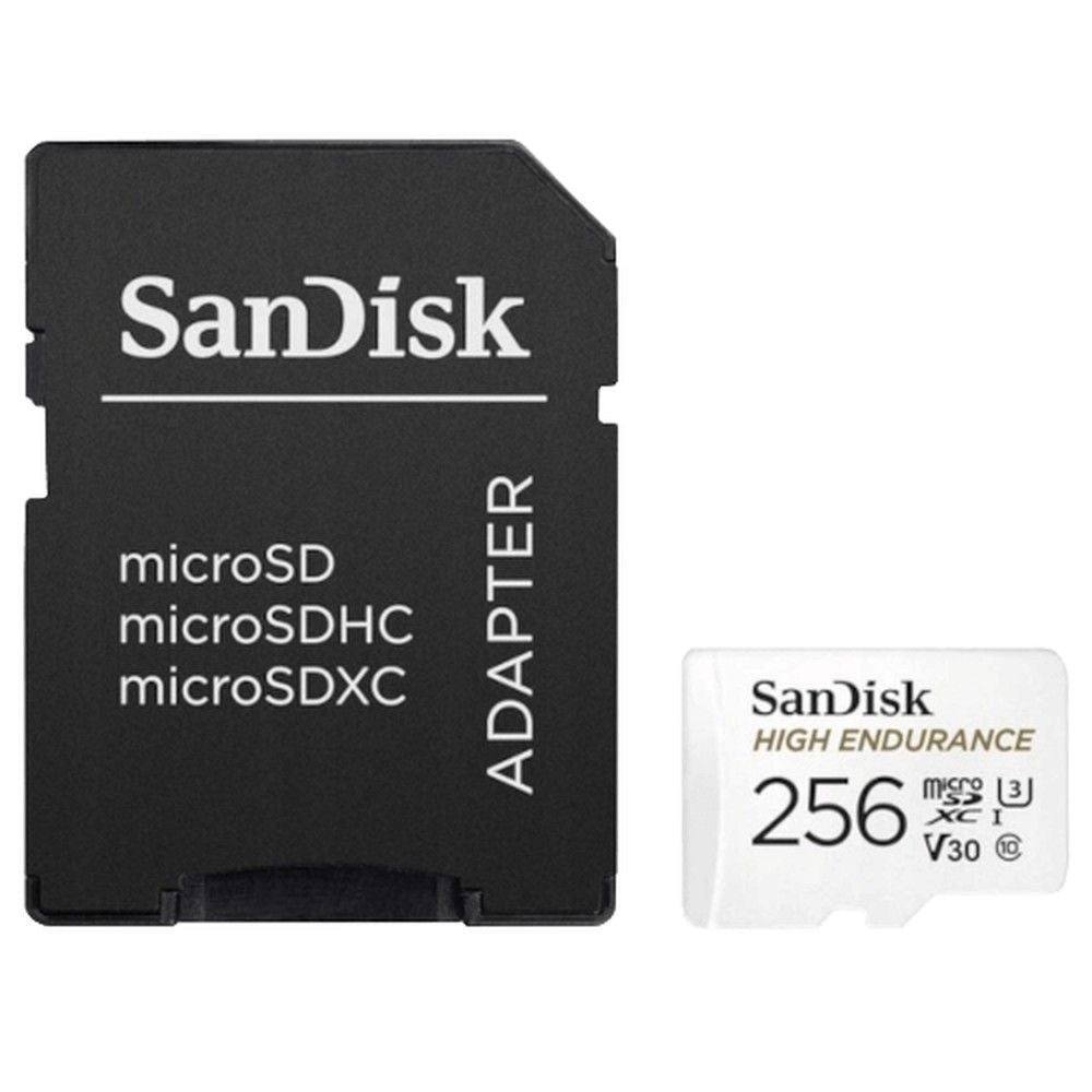 SANDISK карта памет microSD 256GB 100MB/s клас 10 с адаптер SD