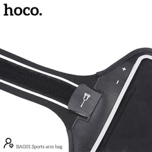 Заредете изображение във визуализатора на галерията – HOCO арmband за смартфон макс. 7 инча BAG01 черен
