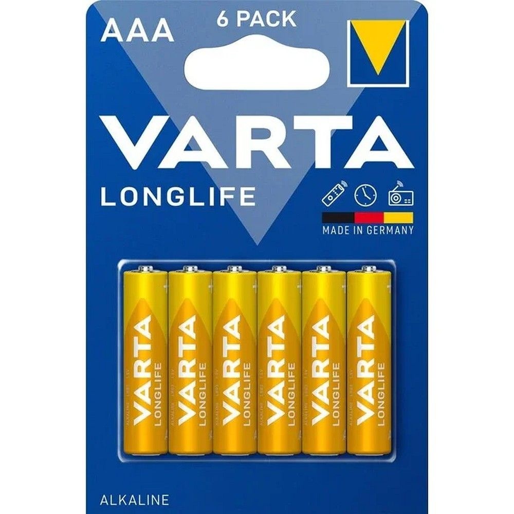 VARTA алкална батерия R3 (AAA) Longlife 6 бр. – TopMag