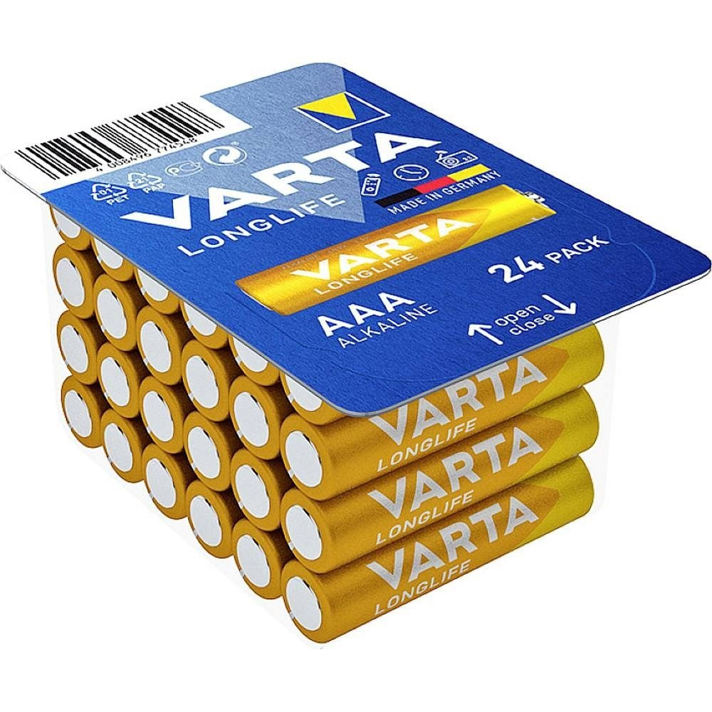 VARTA алкална батерия R3 (AAA) Longlife 24 бр.