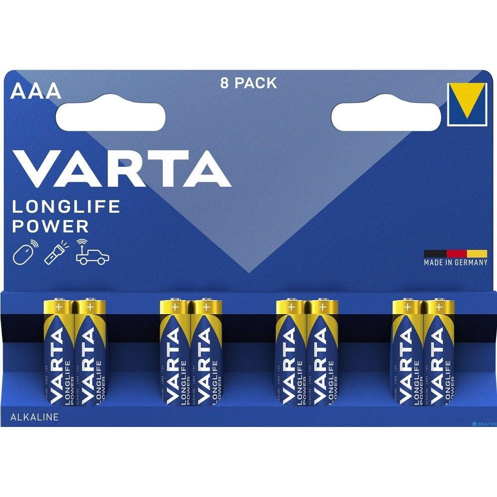 VARTA алкална батерия R3 (AAA) Longlife Power 8 бр.