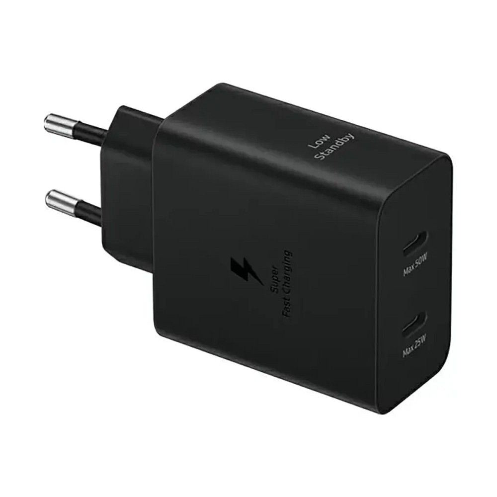 Оригинален гръб SAMSUNG charger Type C + cable Type C to Type C PD 3A 50W EP-T5020XBEGEU черен blister