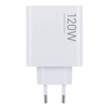 Заредете изображение във визуализатора на галерията – XIAOMI оригинално зарядно USB A QC3.0 3A 120W MDY-14-EE бяло

