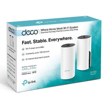 Заредете изображение във визуализатора на галерията – TP-LINK рутер Wi-Fi Mesh AC1200 Deco M4 !GbE 2-пакет
