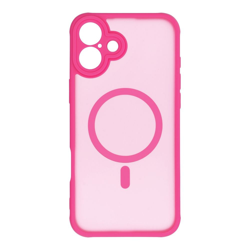 Гръб FULL MATTE MAG COVER съвместим с MagSafe за IPHONE 14 Pro розов