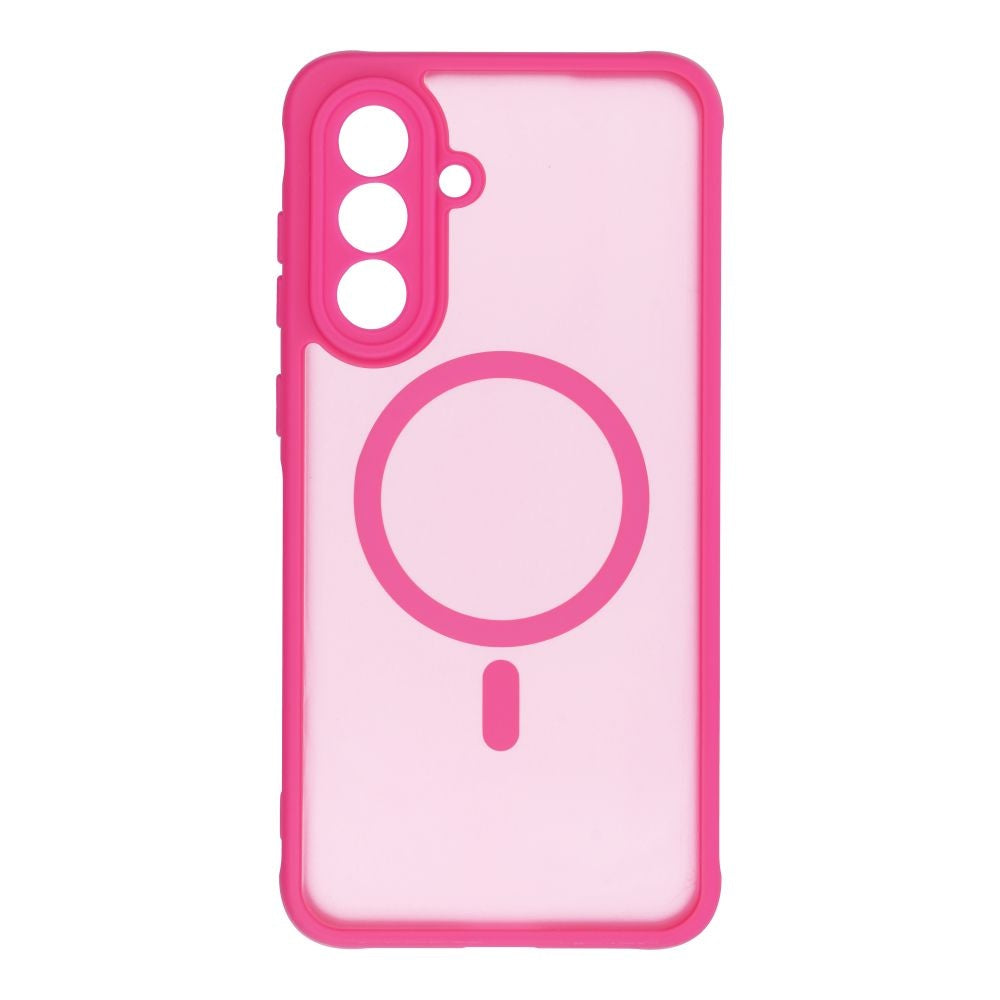 Гръб FULL MATTE MAG COVER съвместим с MagSafe за SAMSUNG S25 Ultra розов