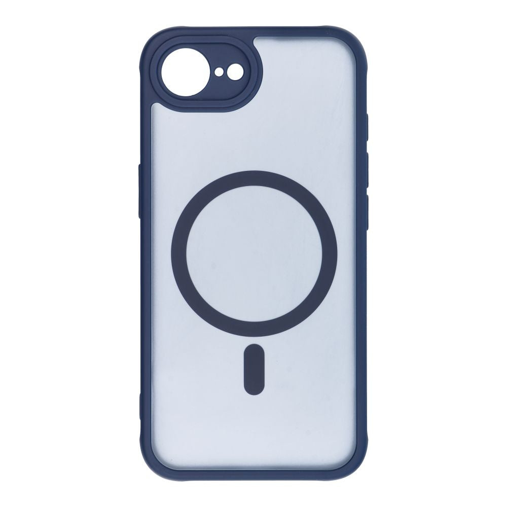 Гръб FULL MATTE MAG COVER съвместим с MagSafe за IPHONE 16E (SE 4 2025) син
