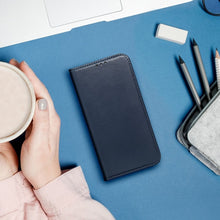 Заредете изображение във визуализатора на галерията – Калъф тип книга  SMART MAGNETO за OPPO RENO 13 PRO 5G тъмно син
