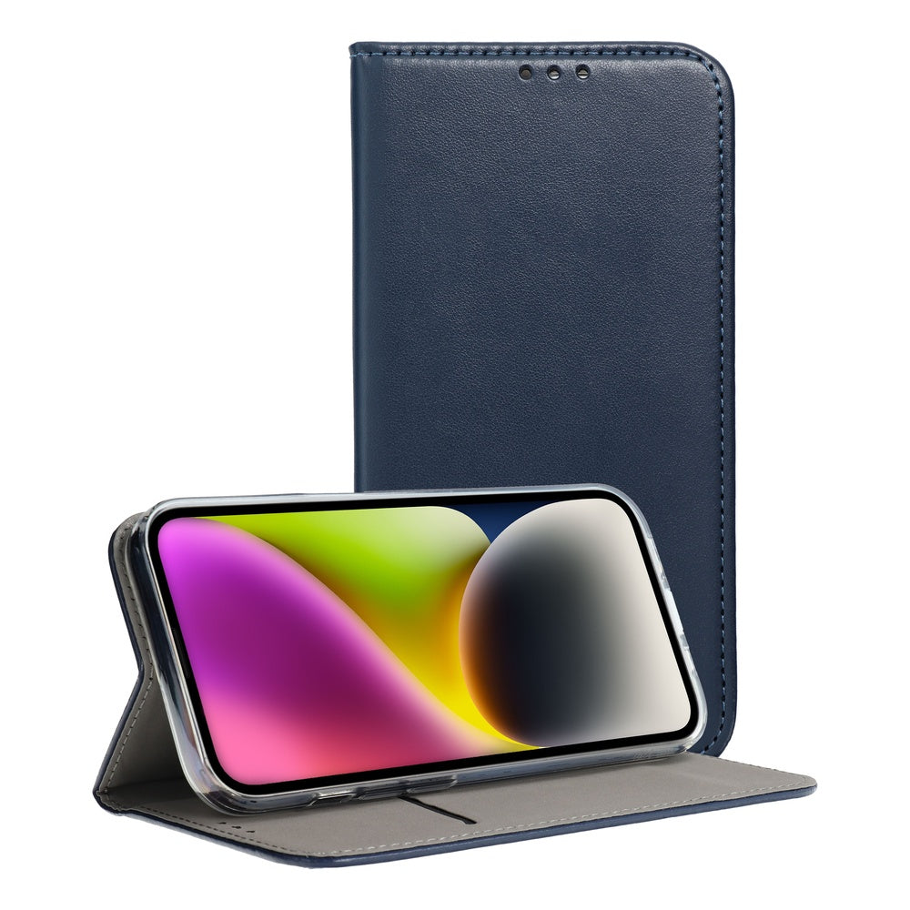 Калъф тип книга  SMART MAGNETO за OPPO RENO 13F 4G / 5G тъмно син