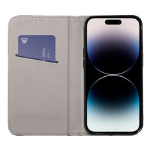 Заредете изображение във визуализатора на галерията – Калъф тип книга  SMART MAGNETO за OPPO RENO 13F 4G / 5G тъмно син
