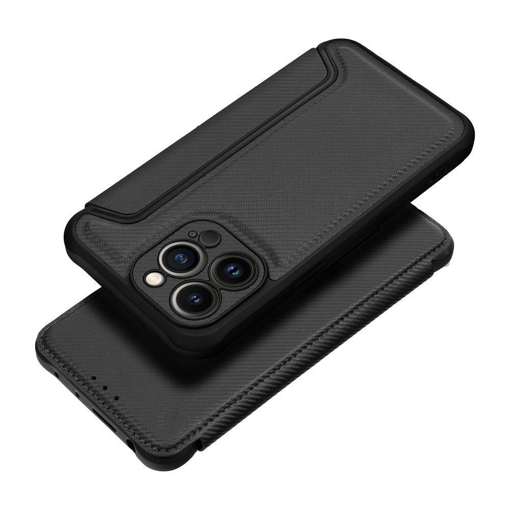 Калъф тип книга RAZOR за IPHONE 16e (SE 4 2025) черен