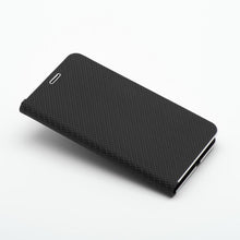 Заредете изображение във визуализатора на галерията – Калъф тип книга LUNA Carbon за IPHONE 16e (SE 4 2025) черен
