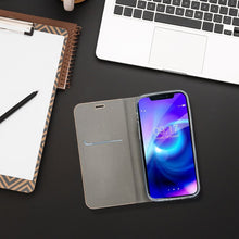 Заредете изображение във визуализатора на галерията – Калъф тип книга LUNA Gold за IPHONE 16e (SE 4 2025) сребрист
