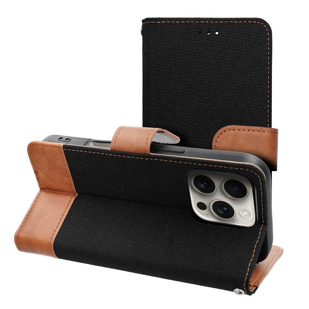 Калъф тип книга JEANS за IPHONE 16e (SE 4 2025) черен