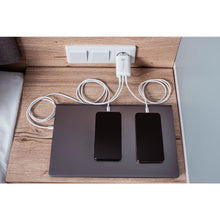 Заредете изображение във визуализатора на галерията – Travel charger forcell gan 65w with 2x usb type c socket, 1x usb a  - 3a with pd and quick charge 4.0 function
