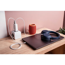 Заредете изображение във визуализатора на галерията – Travel charger forcell gan 65w with 2x usb type c socket, 1x usb a  - 3a with pd and quick charge 4.0 function
