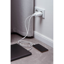 Заредете изображение във визуализатора на галерията – Travel charger forcell gan 65w with 2x usb type c socket, 1x usb a  - 3a with pd and quick charge 4.0 function
