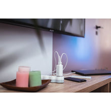 Заредете изображение във визуализатора на галерията – Travel charger forcell gan 65w with 2x usb type c socket, 1x usb a  - 3a with pd and quick charge 4.0 function
