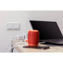 Заредете изображение във визуализатора на галерията – Travel charger forcell gan 65w with 2x usb type c socket, 1x usb a  - 3a with pd and quick charge 4.0 function

