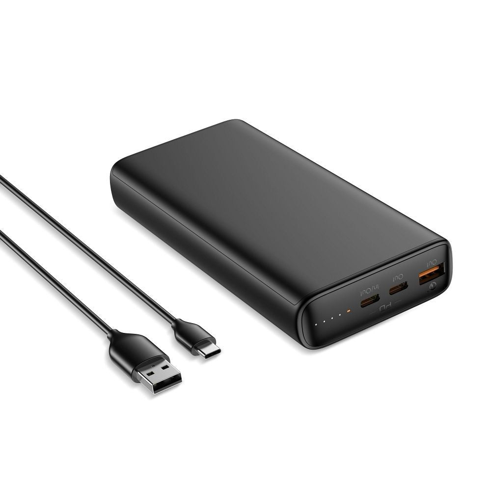 VEGER преносима батерия 20 000 mAh PD QC3.0 5A 100W T100 (W2032C-100) черна