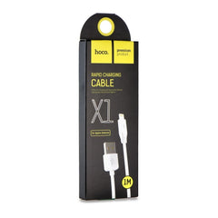 Кабел Hoco USB A to Lightning 2,1A X1 2 m бял