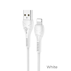 Кабел Hoco USB A to Lightning X37 1 m бял