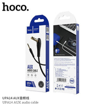 Заредете изображение във визуализатора на галерията – Кабел Hoco AUX Jack 3,5 mm to Jack 3,5 mm UPA14 1 m черен
