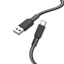 Заредете изображение във визуализатора на галерията – HOCO кабел USB A към Type C 3A X83 1 м бял
