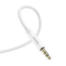 Заредете изображение във визуализатора на галерията – Кабел Hoco AUX Jack 3,5 mm to Jack 3,5 mm UPA19 1 m сребрист
