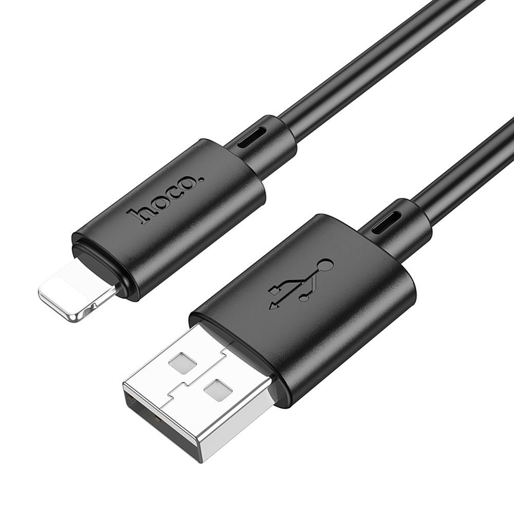 Кабел Hoco USB A to Lightning 2,4A X88 1 m черен