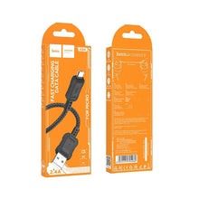 Заредете изображение във визуализатора на галерията – EOL Кабел Hoco USB A to Micro USB 2,4A X94 1 m черен
