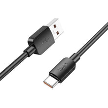 Заредете изображение във визуализатора на галерията – Кабел Hoco USB A to Type C PD 6A 100W X96 1 m черен

