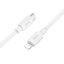 Заредете изображение във визуализатора на галерията – Кабел Hoco Type C to LightningPD 2,4A 20W X96 1 m бял
