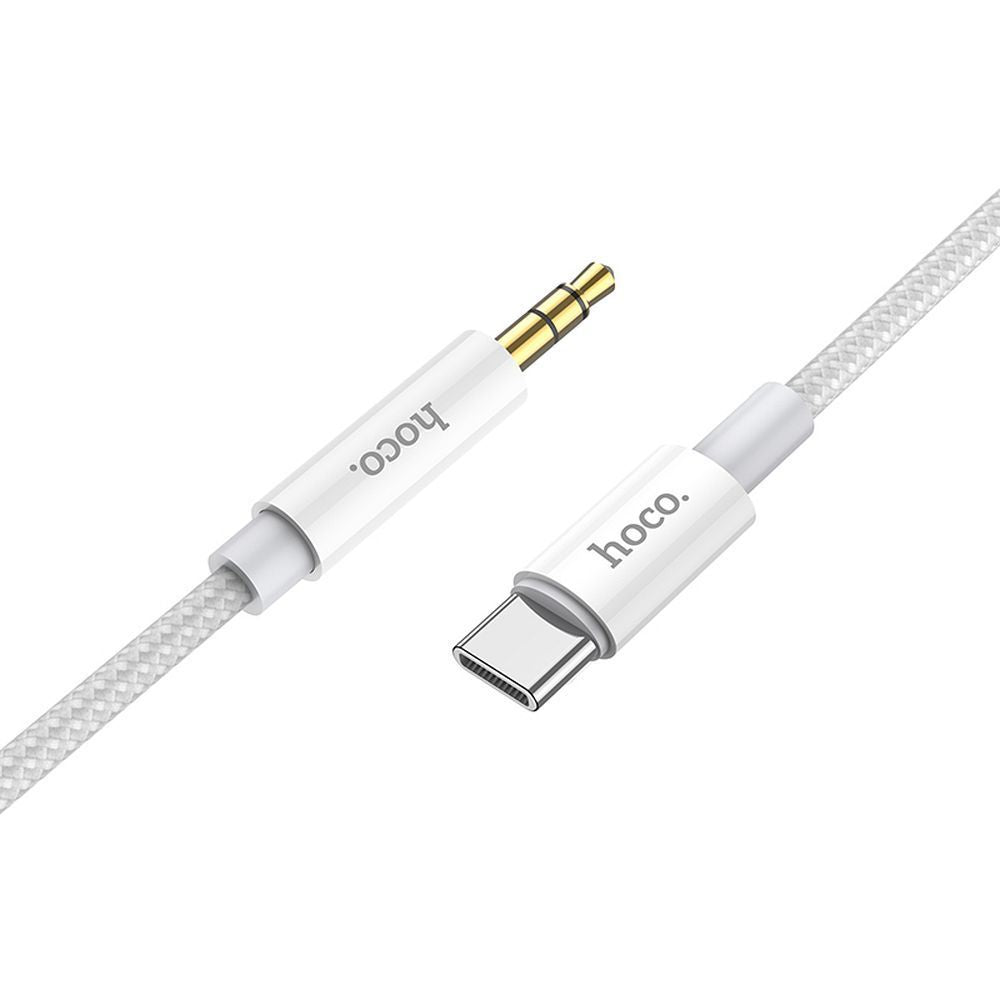 Кабел Hoco AUX Jack 3,5 mm to Type C UPA19 1 m сребрист