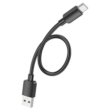 Заредете изображение във визуализатора на галерията – Кабел Hoco USB A to Type C PD 2,4A 27W X96 0,25 m черен
