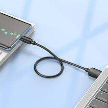 Заредете изображение във визуализатора на галерията – Кабел Hoco USB A to Type C PD 2,4A 27W X96 0,25 m черен
