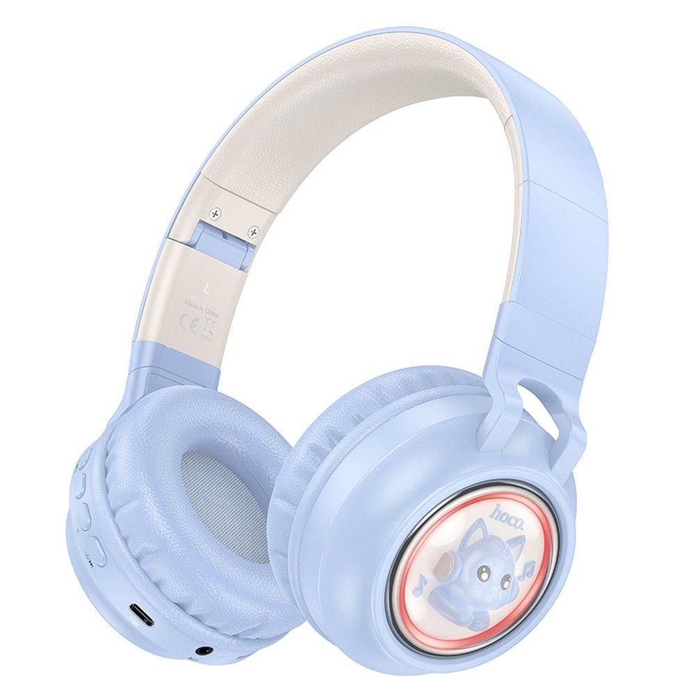 HOCO безжични слушалки bluetooth W50 сини