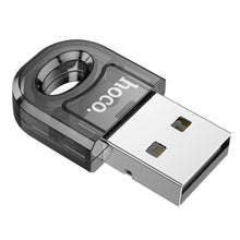 Заредете изображение във визуализатора на галерията – HOCO адаптер USB A bluetooth UA28 прозрачен черен
