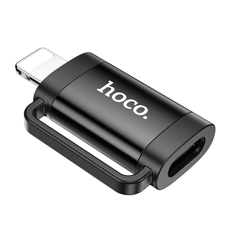 HOCO адаптер OTG Lightning (мъжки) към Type C (женски) 2A UA31B черен