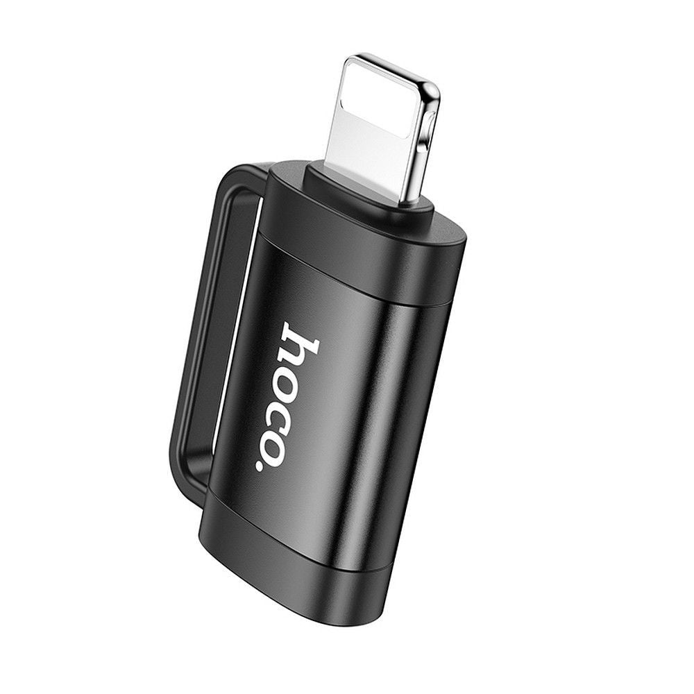 HOCO адаптер OTG Lightning (мъжки) към Type C (женски) 2A UA31B черен ...