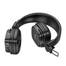 Заредете изображение във визуализатора на галерията – HOCO wireless headphones bluetooth W56 black
