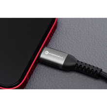 Заредете изображение във визуализатора на галерията – FORCELL F-ENERGY C259 cable Type C to Lightning PD 3A 27W Cafule 2 m black
