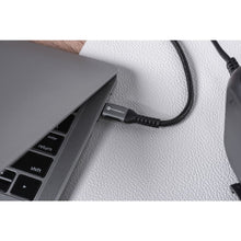 Заредете изображение във визуализатора на галерията – FORCELL F-ENERGY C260 cable Type C to Type C QC4.0 PD 5A 100W Cafule 2 m black
