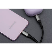 Заредете изображение във визуализатора на галерията – FORCELL F-ENERGY C260 cable Type C to Type C QC4.0 PD 5A 100W Cafule 3 m black

