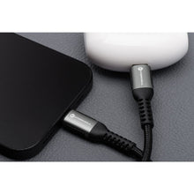 Заредете изображение във визуализатора на галерията – FORCELL F-ENERGY C260 cable Type C to Type C QC4.0 PD 5A 100W Cafule 3 m black
