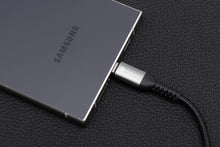 Заредете изображение във визуализатора на галерията – FORCELL F-ENERGY C263 cable Type C to Type C QC4.0 PD 5A 240W Cafule 2 m black
