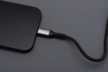 Заредете изображение във визуализатора на галерията – FORCELL F-ENERGY C263 cable Type C to Type C QC4.0 PD 5A 240W Cafule 2 m black
