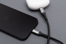 Заредете изображение във визуализатора на галерията – FORCELL F-ENERGY C263 cable Type C to Type C QC4.0 PD 5A 240W Cafule 2 m black
