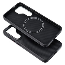 Заредете изображение във визуализатора на галерията – Carbon Elite Mag Cover compatible with MagSafe for SAMSUNG S25 black
