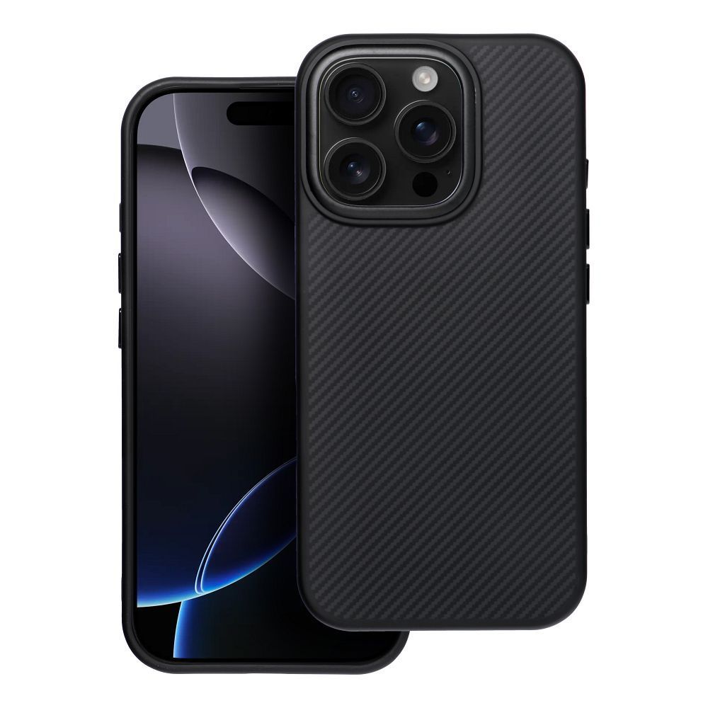 Carbon Elite Mag Cover compatible with MagSafe for IPHONE 14 black